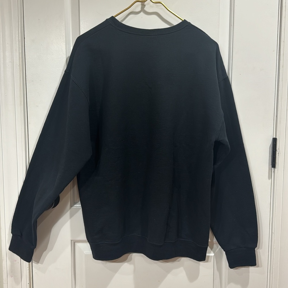 LAZY BUTT CLUB DUCK GRAPHIC CREWNECK BLACK LARGE - Picture 5 of 5